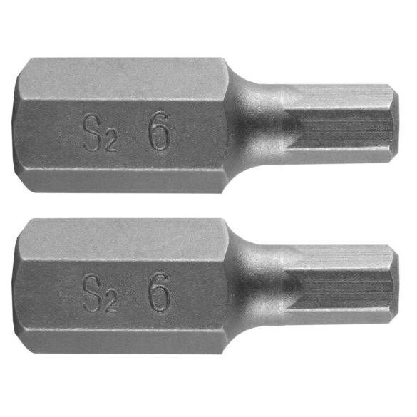 NEO TOOLS Imbusz bit, 3/8", 6x30mm, S2, 2db 10-972