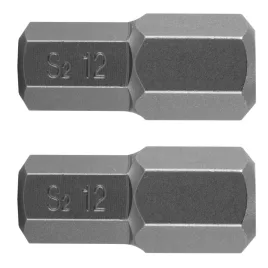 NEO TOOLS Imbusz bit, 3/8", 12x30mm, S2, 2db 10-978