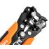NEO TOOLS Kábelcsupaszító fogó, automata 200mm + csatlakozók 230db 01-542