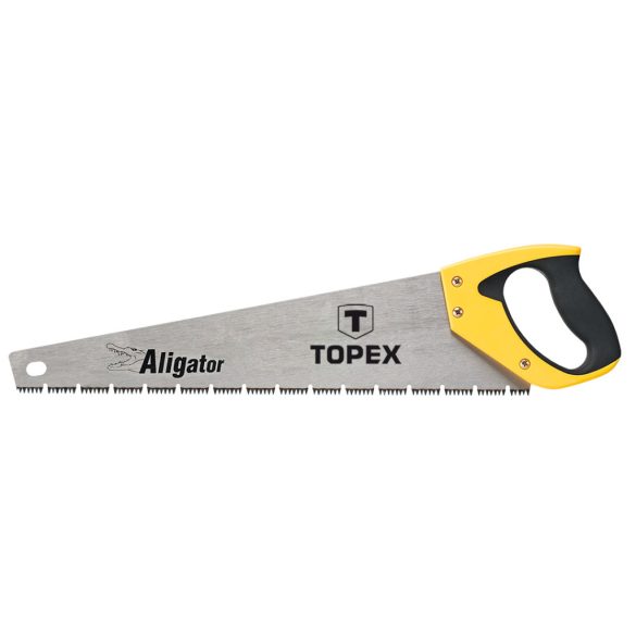 TOPEX KÉZIFŰRÉSZ 450mm, 3-as élezés, 7TPI, Aligator" 10A446