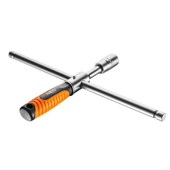 NEO TOOLS Kereszt kerékkulcs, szétszedhető 17 / 19mm 25 év garanciával 11-101