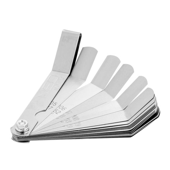 NEO TOOLS Hézagmérő készlet 16db bent (0.127 - 0.508mm) 65MN/rozsdamentes acél 16db, hajlított 11-192