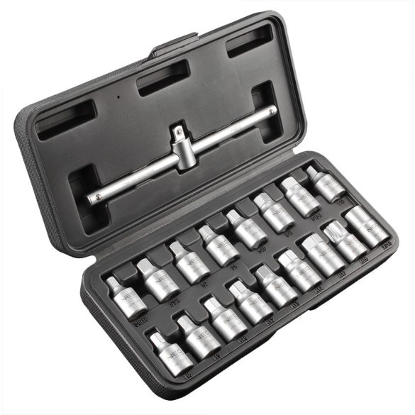 NEO TOOLS OLAJLEERESZTŐ KULCSKÉSZLET 18db 3/8" 25 év garanciával 11-235