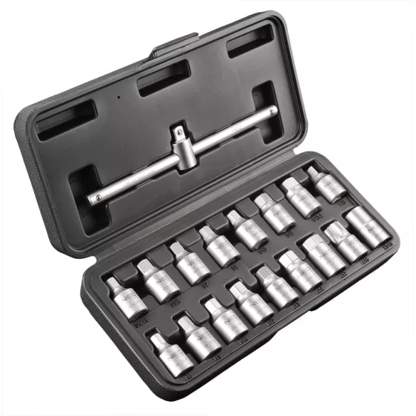 NEO TOOLS OLAJLEERESZTŐ KULCSKÉSZLET 18db 3/8" 25 év garanciával 11-235
