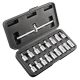 NEO TOOLS OLAJLEERESZTŐ KULCSKÉSZLET 18db 3/8" 25 év garanciával 11-235