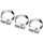 NEO TOOLS Tömlőbilincs 16-27/9mm, W4, 3db 11-403