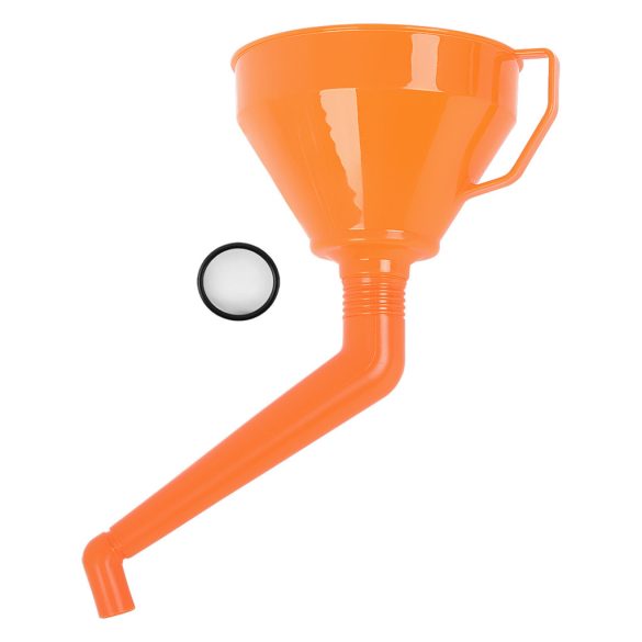 NEO TOOLS Tölcsér 160 mm, 1,2L, hajlított kifolyóval, polietilén 11-553