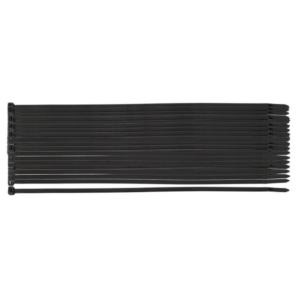 NEO TOOLS Kábelkötegelő, gyorskötöző, EXTREME, UV álló, fekete, 3,6x200mm, 100db/cs 01-628