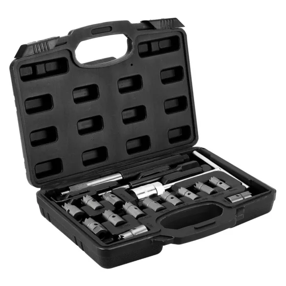 NEO TOOLS Injektoraljzat maró és tisztító készlet, 17db-os 11-885