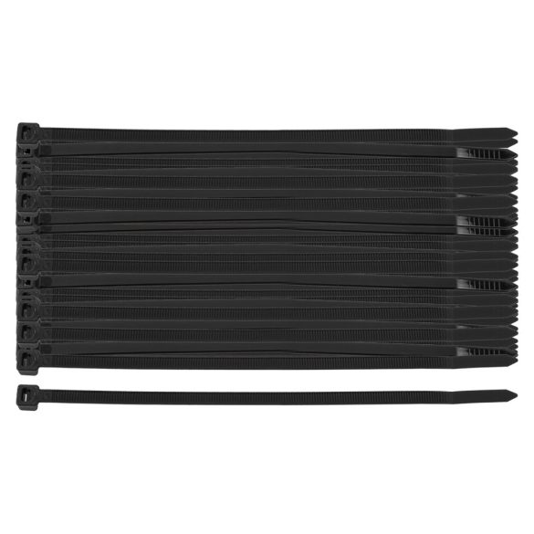 NEO TOOLS Kábelkötegelő, gyorskötöző, EXTREME, UV álló, fekete, 4,8x150mm, 100db/cs 01-631