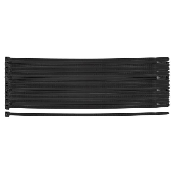 NEO TOOLS Kábelkötegelő, gyorskötöző, EXTREME, UV álló, fekete, 4,8x200mm, 100db/cs 01-633