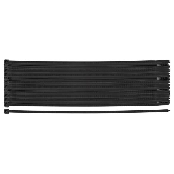 NEO TOOLS Kábelkötegelő, gyorskötöző, EXTREME, UV álló, fekete, 4,8x300mm, 100db/cs 01-635