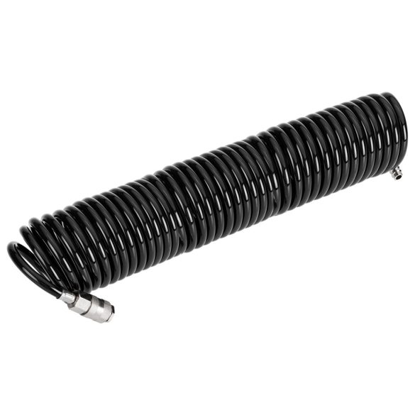 NEO TOOLS Pneumatikus spiráltömlő, 8,0x12mm x 15m, PU 12-076-1