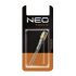 NEO TOOLS Pneumatikus gyorscsatlakozó, tömlővéges, védőrugós 4mm 12-600