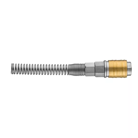 NEO TOOLS Pneumatikus gyorscsatlakozó, tömlővéges, védőrugós 8mm 12-602