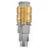 NEO TOOLS Pneumatikus gyorscsatlakozó, tömlővéges, védőrugós 8mm 12-602