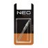 NEO TOOLS Pneumatikus gyorscsatlakozó ellendarab, 6mm tömlővéges, védőrugós 12-605