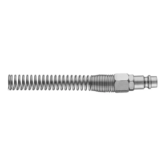 NEO TOOLS Pneumatikus gyorscsatlakozó ellendarab, 8mm tömlővéges, védőrugós 12-606
