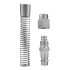 NEO TOOLS Pneumatikus gyorscsatlakozó ellendarab, 8mm tömlővéges, védőrugós 12-606