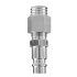 NEO TOOLS Pneumatikus gyorscsatlakozó ellendarab, 8mm tömlővéges, védőrugós 12-606