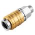 NEO TOOLS Pneumatikus gyorscsatlakozó + ellendarab, 1/4" külsőmenet 12-645