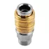 NEO TOOLS Pneumatikus gyorscsatlakozó + ellendarab, 3/8" külsőmenet 12-646