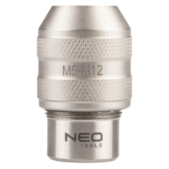 NEO TOOLS Befogóadapter menetfúrókhoz, 3/8", M5-M12 12-906