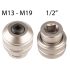 NEO TOOLS Befogóadapter menetfúrókhoz, 1/2", M3-M19 12-907