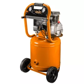   NEO TOOLS Kompresszor, 40L, álló, 2 csatlakozó, 2 nyomásmérő, olajkenésű 2 év garanciával 12K010