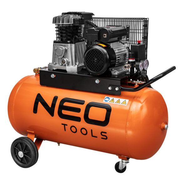NEO TOOLS Kompresszor, olajkenésű 230V 100L 2 év garanciával 12K030
