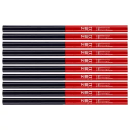NEO TOOLS Ácsceruza kétszínű, piros-kék, 12db 13-805