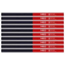 NEO TOOLS Ácsceruza kétszínű, piros-kék, 12db 13-805