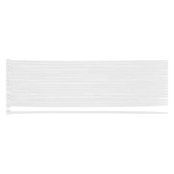 NEO TOOLS Kábelkötegelő, gyorskötöző, EXTREME, UV álló, fehér, 2,5x150mm, 100db/cs 01-648