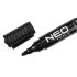 NEO TOOLS Jelölőfilc, vízálló olajalapú festékkel, fekete, vastag hegyű, Rendelési egység: 20db 13-858