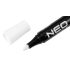 NEO TOOLS Jelölőfilc, vízálló olajalapú festékkel, fehér, normál hegyű, Rendelési egység: 12db 13-860