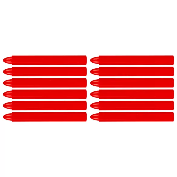 NEO TOOLS Jelölőkréta készlet, 12db, piros 13-963