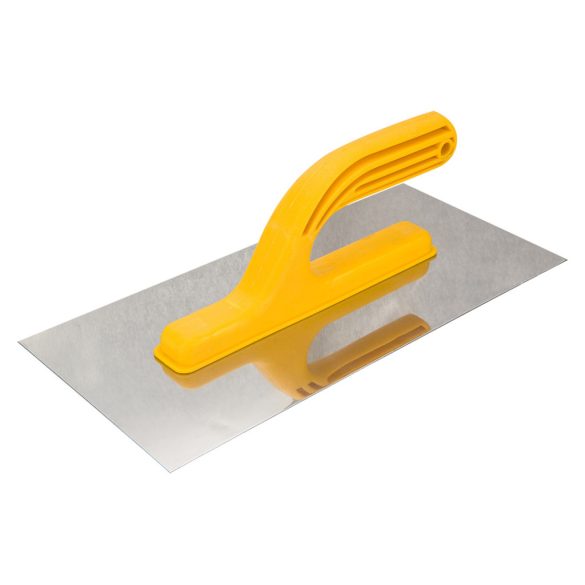 TOPEX Acél simító, rozsdamentes, 280x130mm, műanyag markolat 13A228