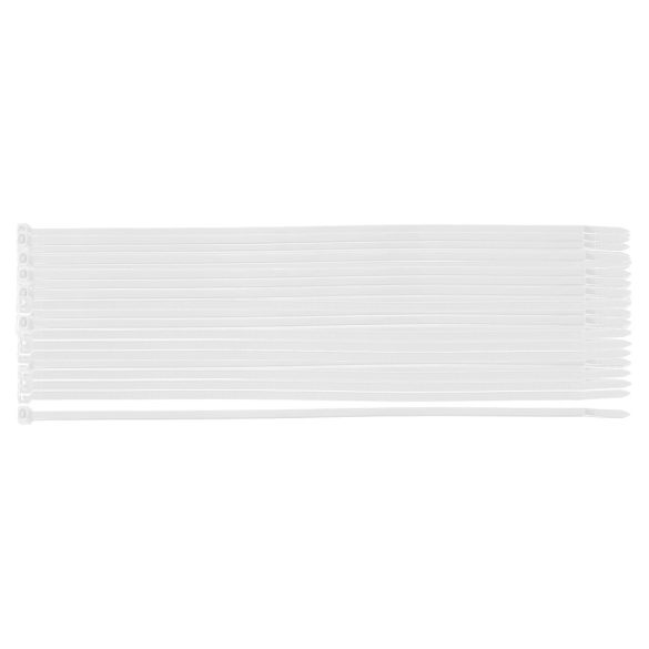 NEO TOOLS Kábelkötegelő, gyorskötöző, EXTREME, UV álló, fehér, 3,6x200mm, 100db/cs 01-654