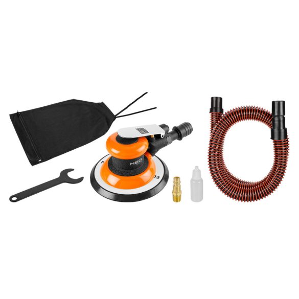 NEO TOOLS Pneumatikus excentercsiszoló 150mm, vákumos porelszívással 2 év garanciával 14-013
