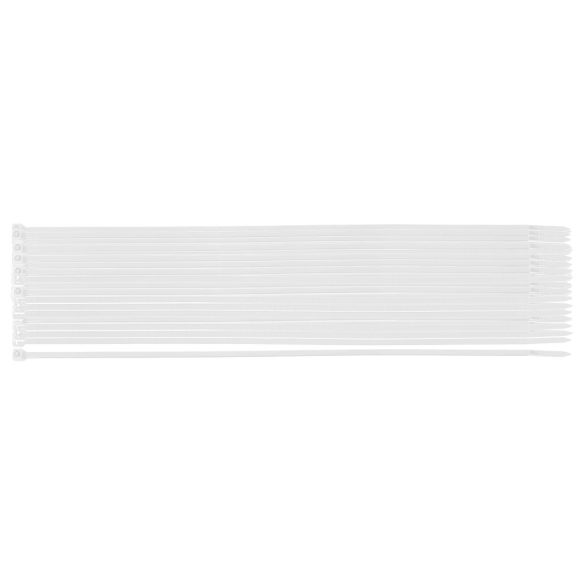 NEO TOOLS Kábelkötegelő, gyorskötöző, EXTREME, UV álló, fehér, 3,6x300mm, 100db/cs 01-656