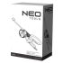 NEO TOOLS Pneumatikus kerékfúvó pisztoly, nyomásmérővel 80mm, dupla teherautó kerekekhez 14-716