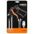 NEO TOOLS Pneumatikus lefúvópisztoly, nagy teljesítményű, cserélhető fejekkel 14-725
