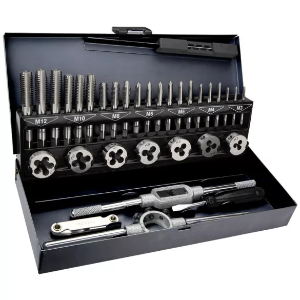 TOPEX MENETKÉSZÍTŐ készlet 32db, M3-12 14A426