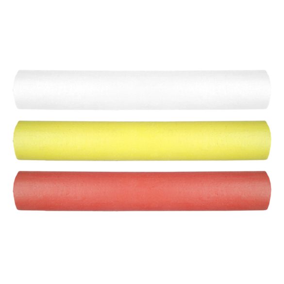 TOPEX Jelölőkréta, színes (fehér, sárga, piros) 13x85mm, 3db-os 14A968