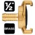 NEO TOOLS Réz tömlőcsatlakozó, körmös, bajonett záras, 1/2" 15-620