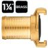 NEO TOOLS Réz tömlőcsatlakozó, körmös, bajonett záras, 1 1/4" 15-624