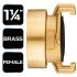 NEO TOOLS Réz gyorscsatlakozó, belső menetes, körmös, bajonett záras 1/4" 15-633