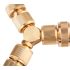 NEO TOOLS Tömlő gyorscsatlakozó 1/2", vízstoppos, réz 15-731