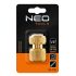 NEO TOOLS Tömlő gyorscsatlakozó 1/2", vízstoppos, réz 15-731