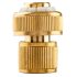 NEO TOOLS Tömlő gyorscsatlakozó 3/4", vízstoppos, réz 15-733